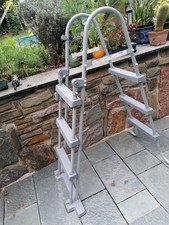 Bestway Schwimmbad Trittleiter - Poolleiter - Grau