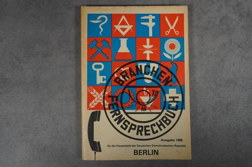 Ddr branchen fernsprechbuch - ddr, branchen-fernsprechbuch
