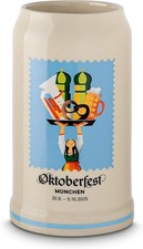 OKTOBERFEST 2025 Bierkrug - offizieller Sammlerkrug München 2025 - NEU & OVP !!