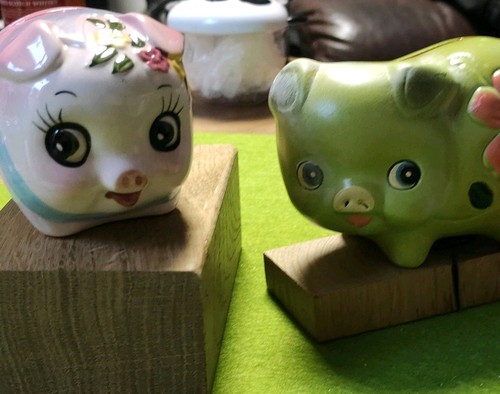 Vintage spardose sparschwein - vintage,