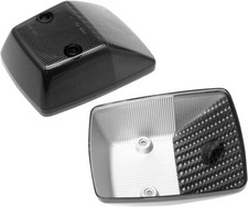 Schwarz Blinker Linse