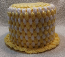 Klopapiermütze gehäkelt