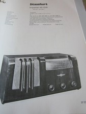 Schaltplan N Radio Stassfurt Imperial 48 GW, 1937