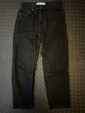 Mom Jeans Bershka Schwarz 36