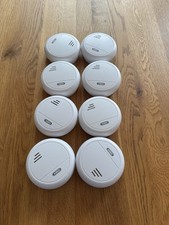 8 x ABUS - RM40 Funk-Rauchwarnmelder vernetzbar (neue Batterien) -mit Magnet