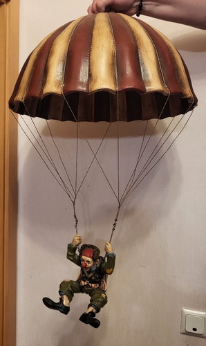 Vintage clown fallschirm - vintage, am