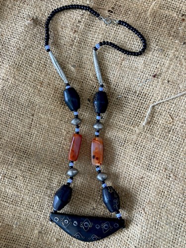 Tuareg kette aus - aus, karneol