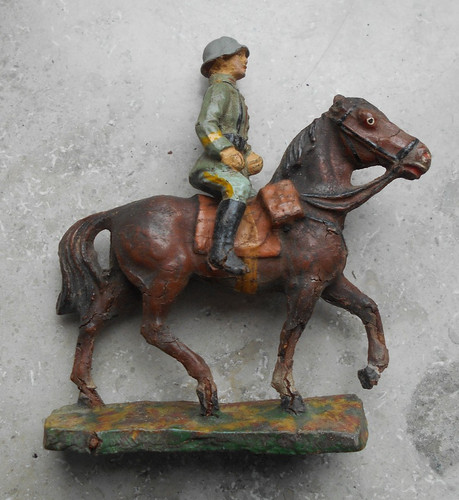 Pferd und reiter elastolin - pferd,