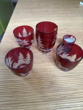 Egermann Böhmen Rubingläser