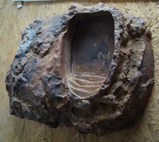 Futternapf Wasserschale Felsen Dekor für Terrarium Reptil Tank 28cm