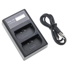 Dual USB Akku Ladegerät für Canon LP-E6 LP-E6N LC-E6E LP-E6NH 8,4V