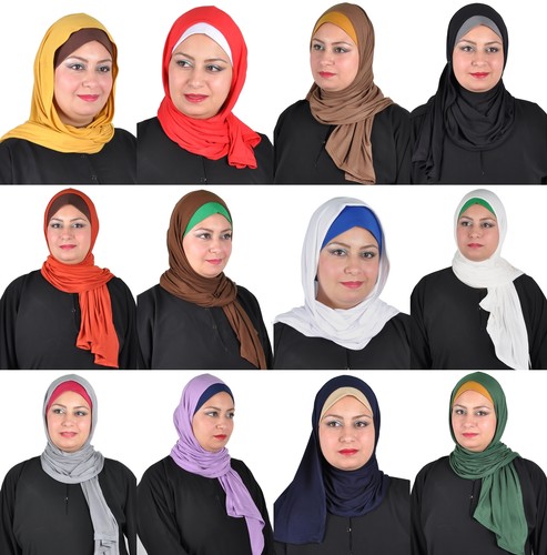Zweiteiliges hijab kopftuch - zweiteiliges,