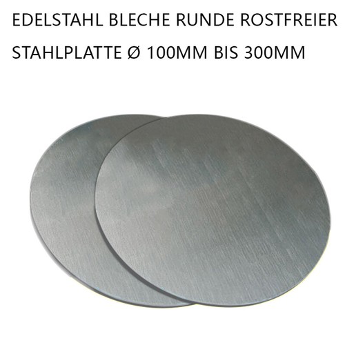 Bleche runde rostfreier - bleche,