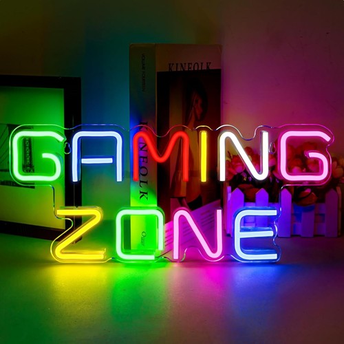 Neon schild gaming zone led - neon,