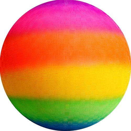 Pvc spielball regenbogen - spielball,