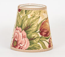 Lampenschirm Klemmschirm Blumenmuster E14 Klemmschirm  Bauernhaus Herbstblumen