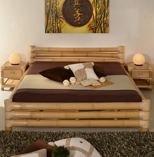 Bambusbett Samar Rattan