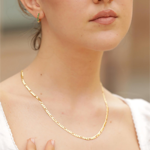 Halskette figaro kette silber - halskette,