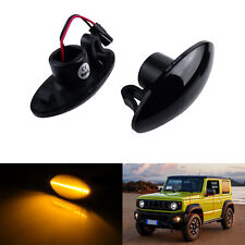 2x Schwarz LED Seitenblinker