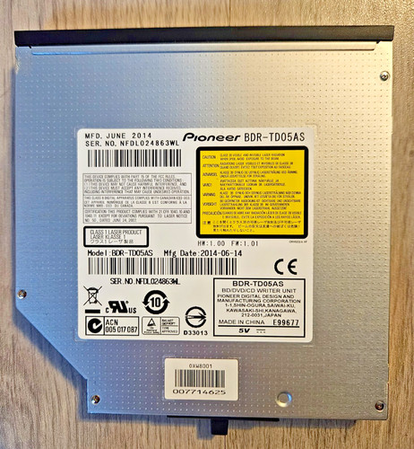 Pioneer bdr td05as - pioneer, bdr-td05as