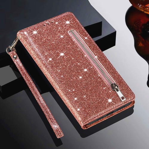 Glitzer klapp tasche - glitzer,