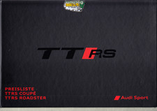 Audi TT RS Prospekt Brochure  Preisliste 66  Seiten 2019
