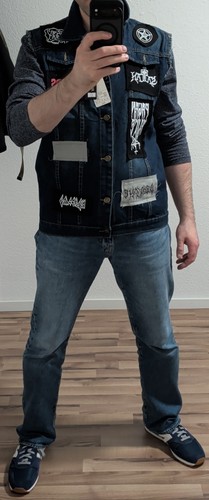 Punk rock weste - weste, jeans