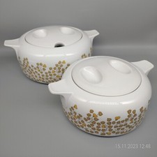 2er Set Ragout/Terrine Schale Arzberg Delta Herbstlaub Form 7000 mit Deckel Top