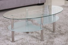 Couchtisch oval mit - , marmor
