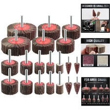 Fächerschleifer Set Korn 80 Lamellenschleifer Schleifaufsatz für Bohrmaschine...