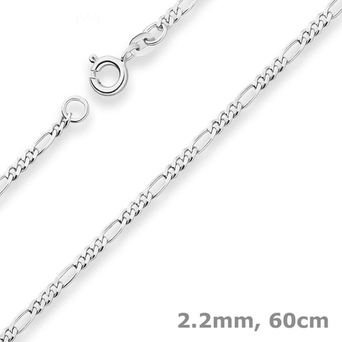 2mm figarokette diamantiert - 2,2mm,