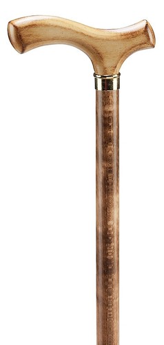 Gehstock fritzgriff geflammt - fritzgriff,