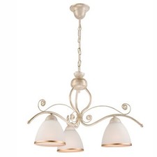 Hängelampe Shabby Weiß