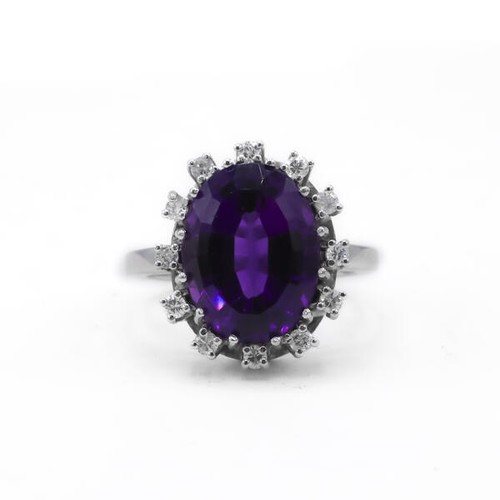 Ring mit amethyst und - ring,
