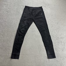 G-STAR Damen Jeans Hose W30 L32 Midge Cody Skinny Straight 13806 Schwarz Denim