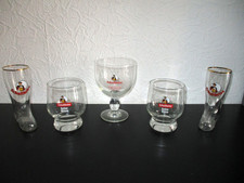 5 Bier Werbung Gläser