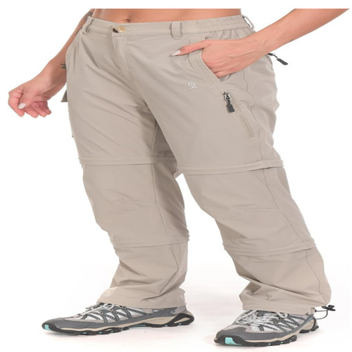 Damen trekkinghose zip off - trekkinghose,