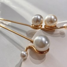 Große Perle Haar Stick Haar