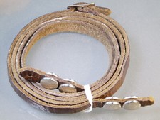 Kameragurt Trageriemen Kamera Fernglas Leder Gurt braun