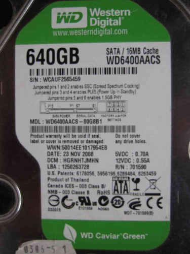 Western digital 640 - western,