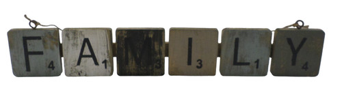Holzschild bild family - bild, holz