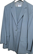 Damen Hosenanzug HUCKE  Hose Gr.48 Jacke Gr.24 olivgrün  Trevira