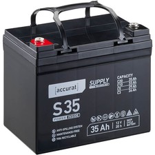 AGM Batterie 12V 35Ah Deep