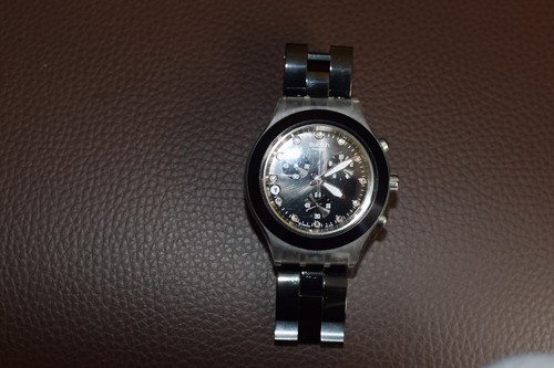 Swatch uhr diaphane chrono - uhr,