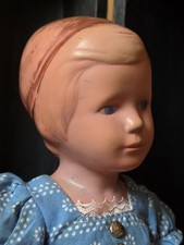 Schildkröt Modell Käthe Kruse T 35  Vintage alte Puppe Mädchen 