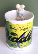 Diddl  Tasse  Becher   Springmaus   mit plastischer Maus    Thomas Goletz