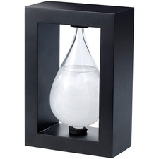 Carlo Milano Wetterglas: Modernes FitzRoy-Sturmglas in Tropfenform, 14cm