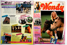 Wendy Mädchen Pferde Comic Heft Nr. 14/1992 "Wendy: Die Westernshow" + Poster