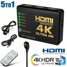 4K HDMI Splitter Switch 5 in 1
