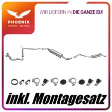 VW Transporter T4 1.9D 2.0 2.4D (1990-2003) Komplette Auspuffanlage Auspuff SWB 